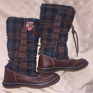 Pajar Sherpa Lined Leather Boots 7.5 Women